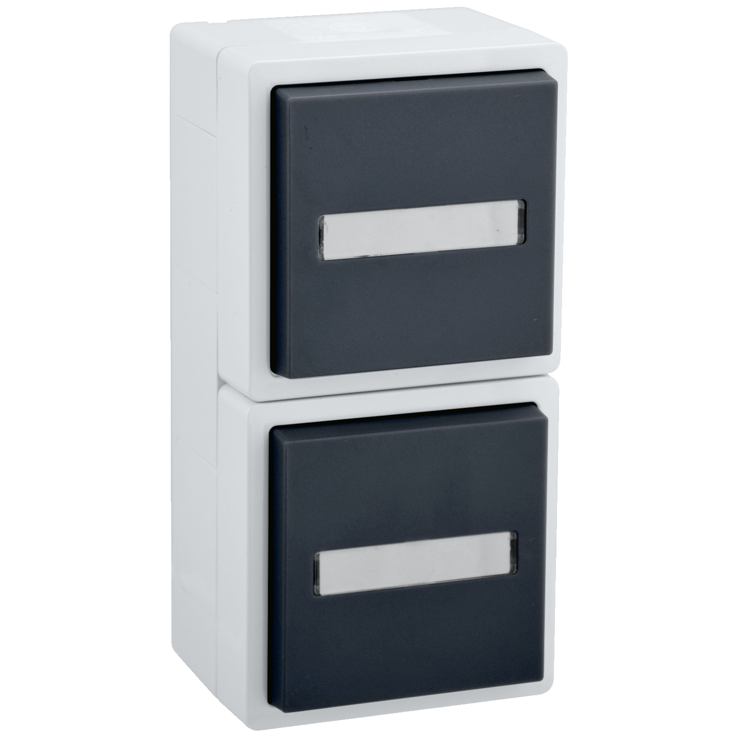 Steckdose 2-fach senkrecht