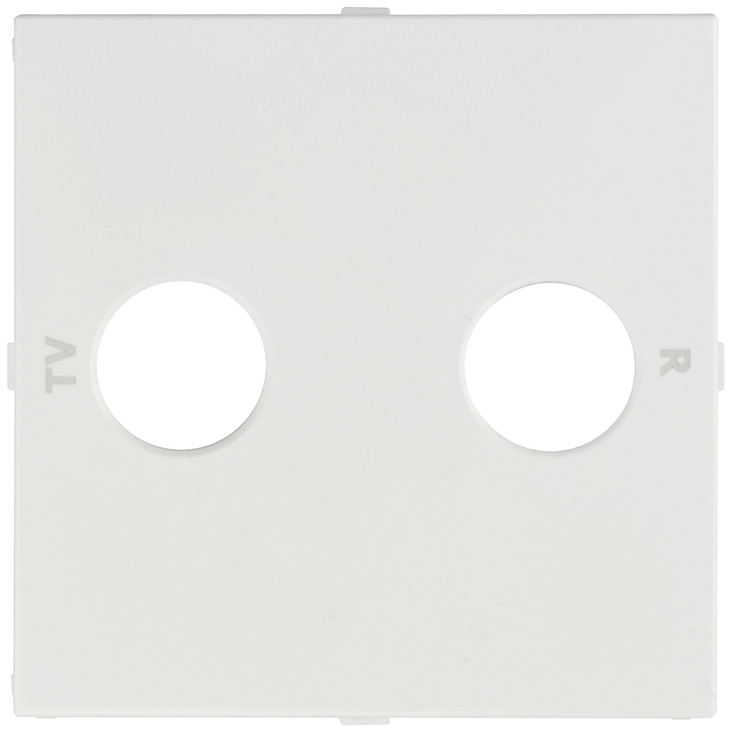 Abdeckung TV-RF weiß Logus