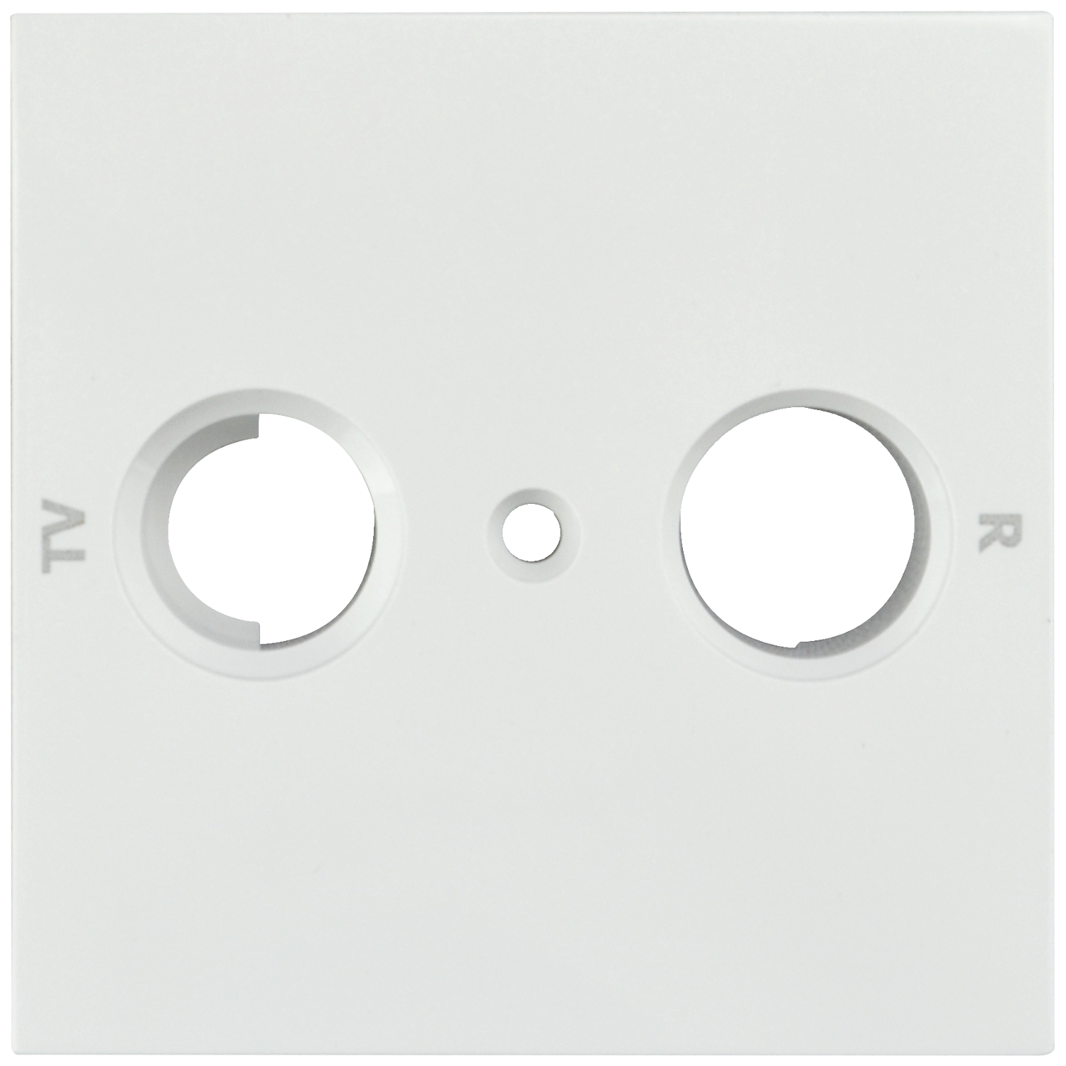 Abdeckung TV-RF schraubbar Logus