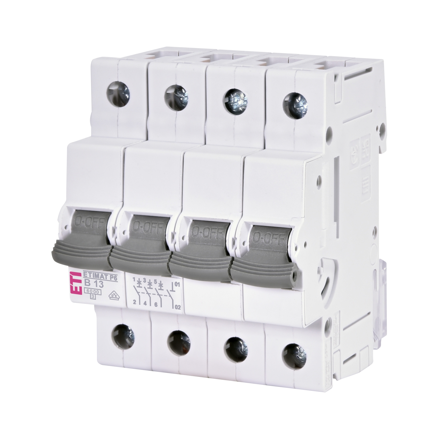 ETI Leitungsschutzschalter 3+N B13A