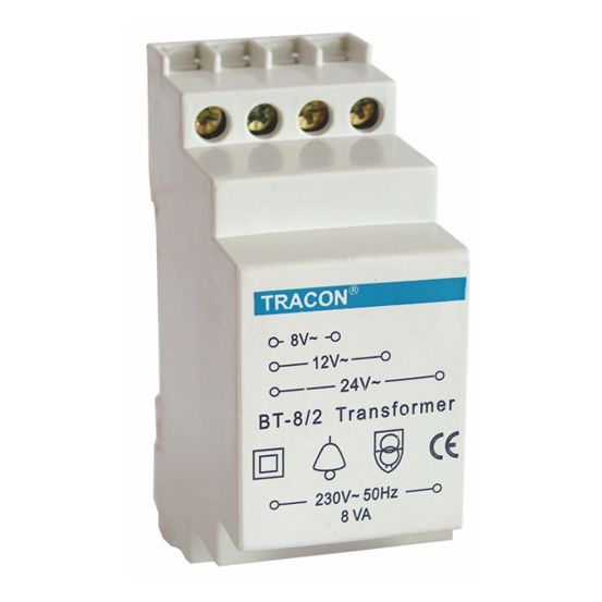 Klingeltrafo 230V / 8-12-24V AC
