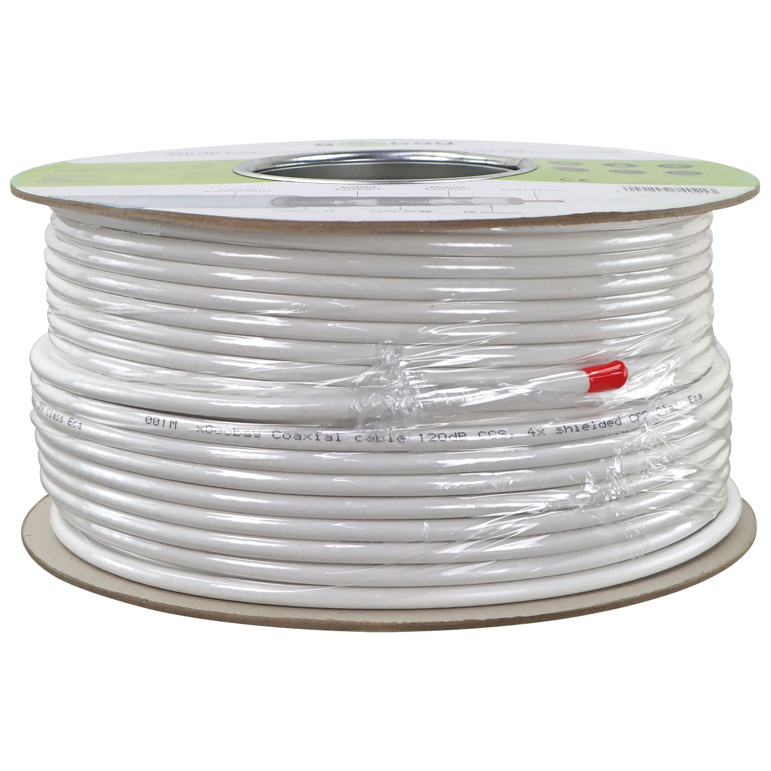 Koaxialkabel 4-fach geschirmt Bund 100m