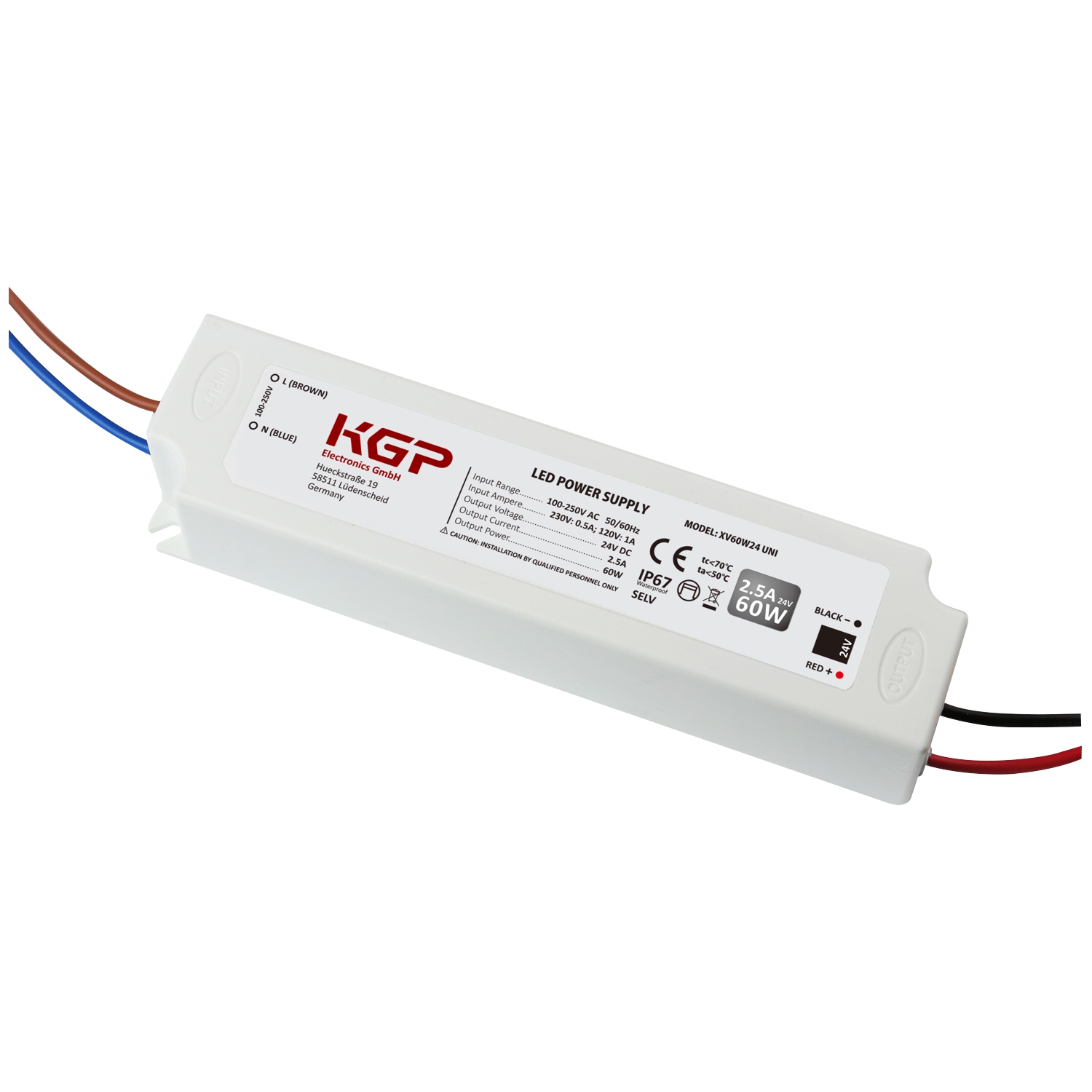 LED Treiber 24V 60W IP67