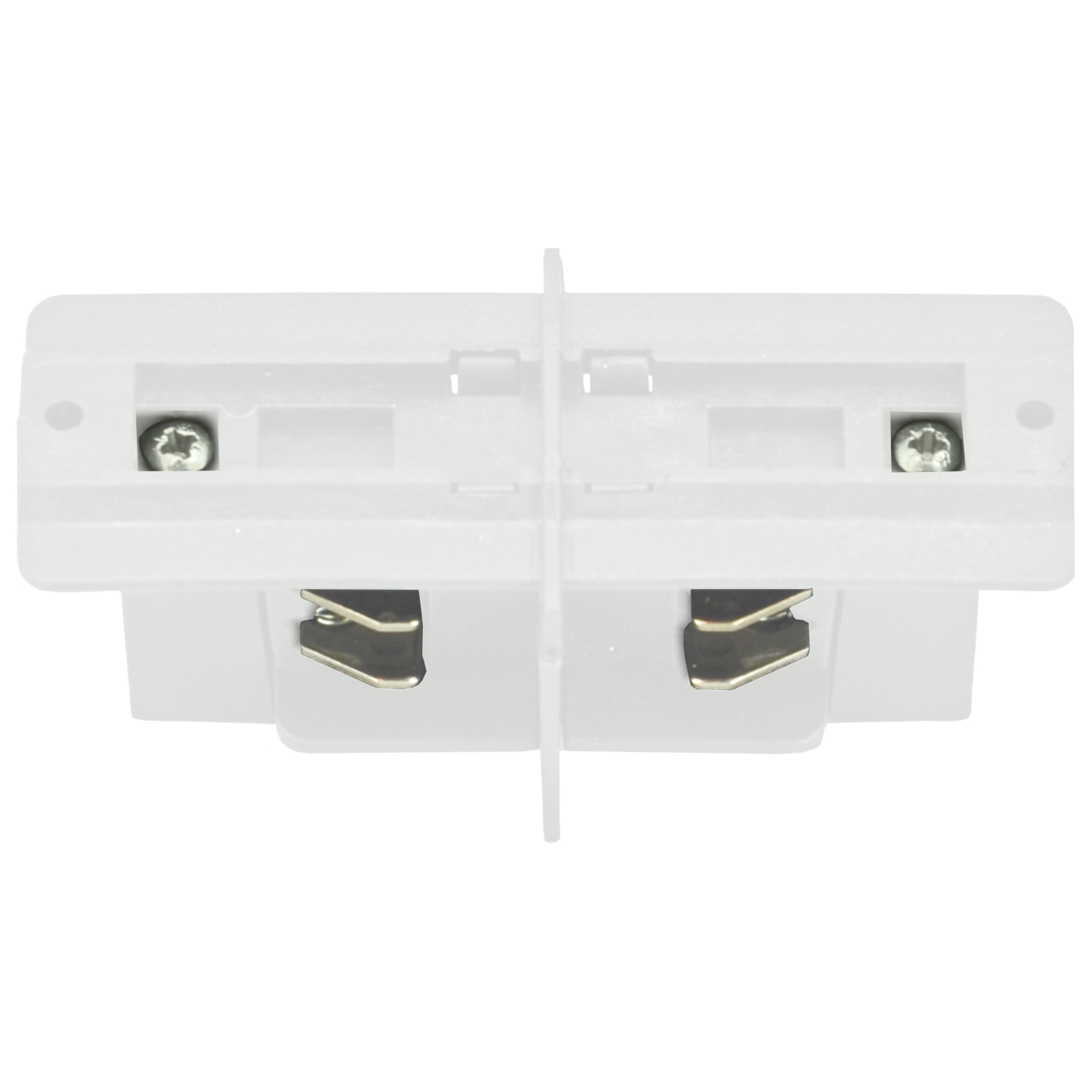 Längsverbinder für 3-Phasen-Stromschiene weiß