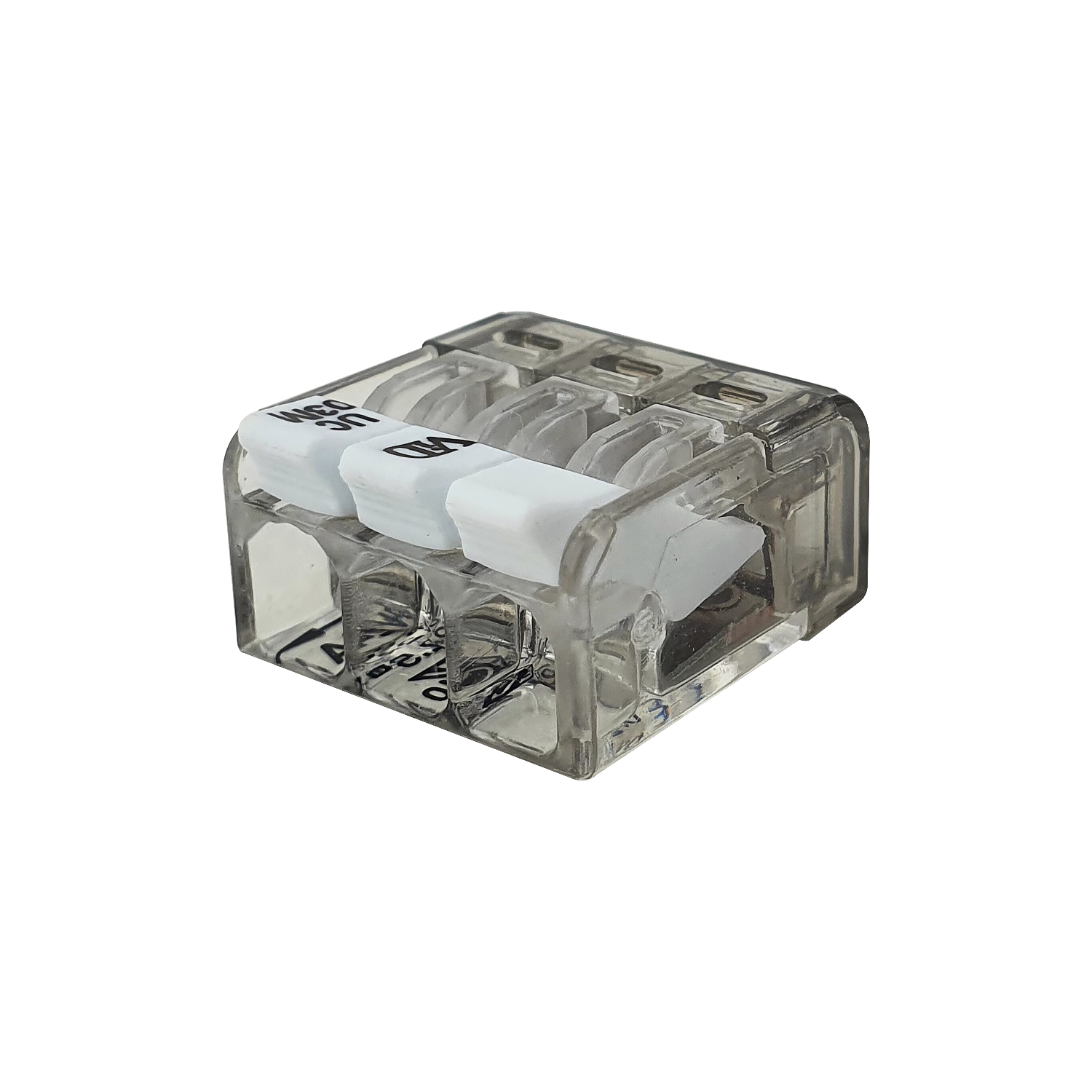 Mini-Steckklemmen mit Hebel 3-polig 100 Stück