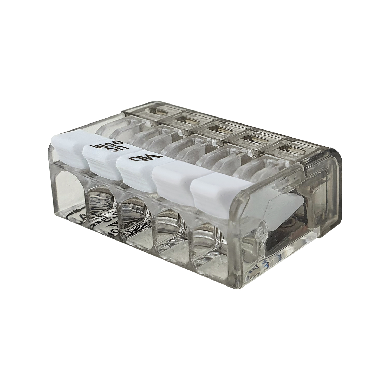 Mini-Steckklemmen mit Hebel 5-polig 50 Stück