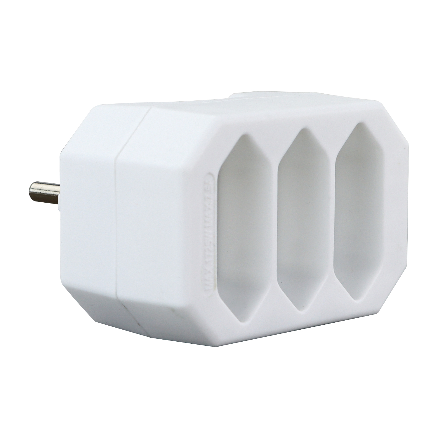 Steckdosenadapter Schuko / 3x Euro