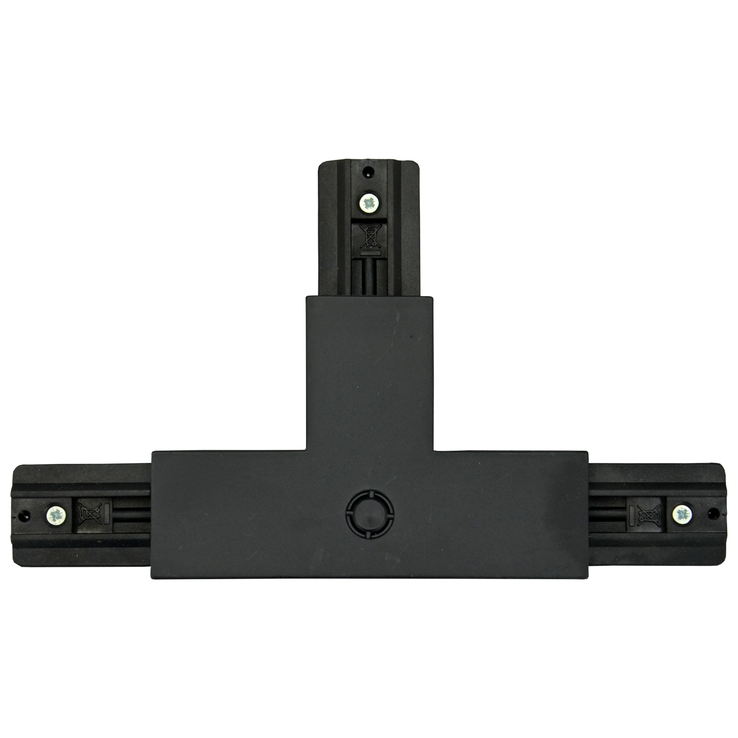 T-Verbinder links für 3-Phasen-Stromschiene schwarz