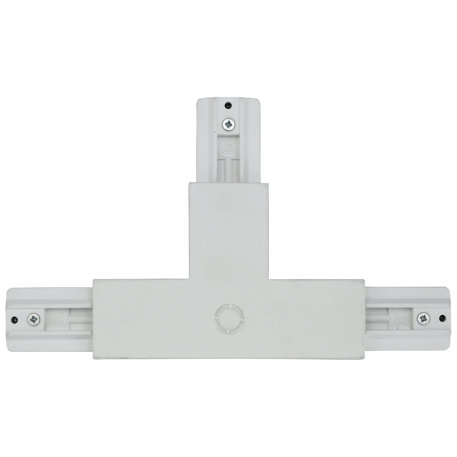 T-Verbinder rechts für 3-Phasen-Stromschiene weiß