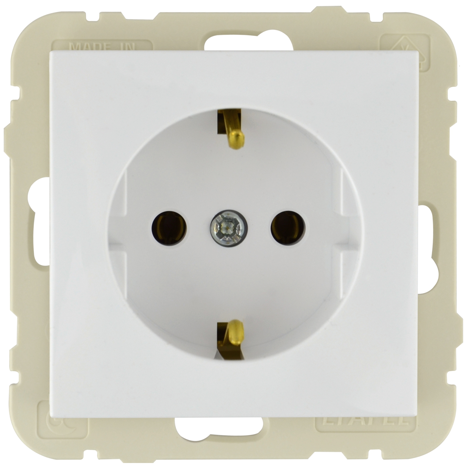 Steckdose weiß Logus