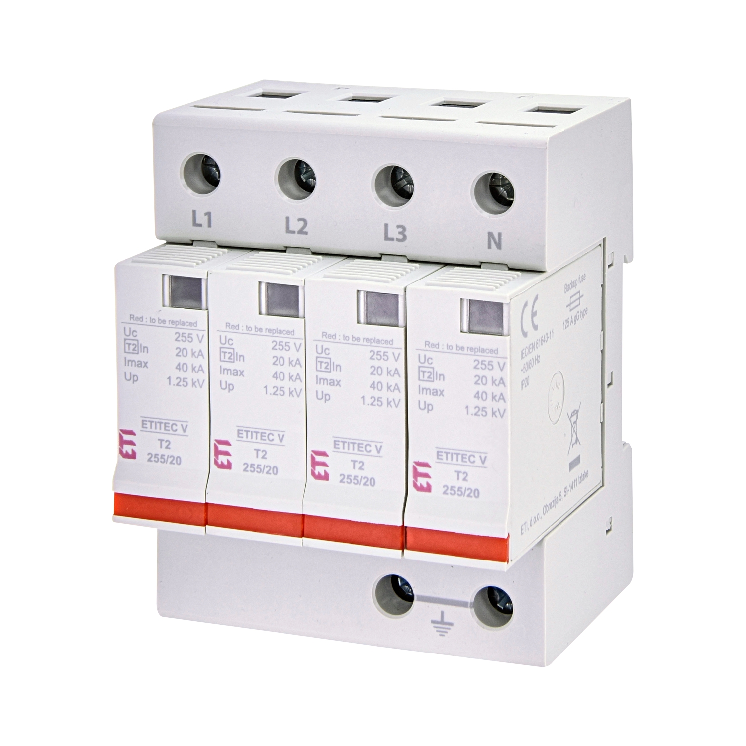 Überspannungsableiter 4-polig C