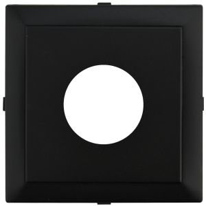 Abdeckrahmen schwarz