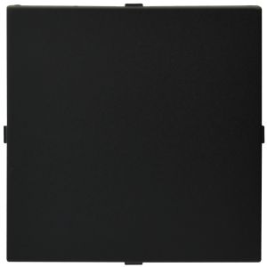 Abdeckrahmen cristal-schwarz