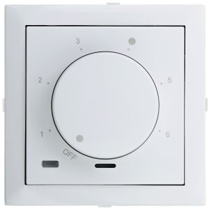 Abdeckung Raumthermostat weiß Logus