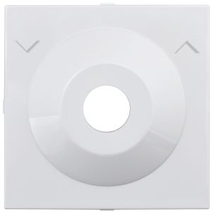 Abdeckung Schlüsselschalter weiß Logus