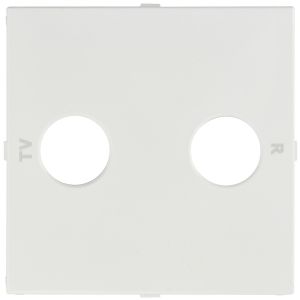 Abdeckung TV-RF weiß Logus