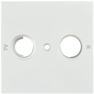 Abdeckung TV-RF schraubbar Logus