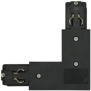 Eckverbinder Außen 90° für 3-Phasen-Stromschiene schwarz