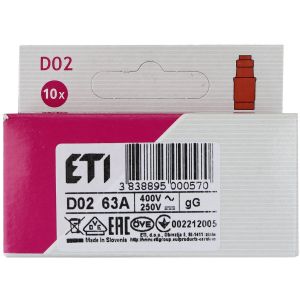 Sicherungseinsätze Neozed D01/D02