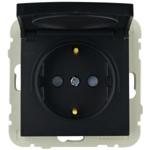 Abdeckrahmen schwarz