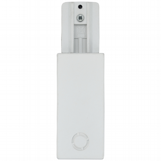 Einspeisung links 3-Phasen-Stromschiene weiß