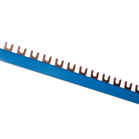 Gabel-Sammels. 1p 10mm² 100cm blau