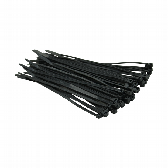 Kabelbinder UV 150x3,6mm sw 50Stk
