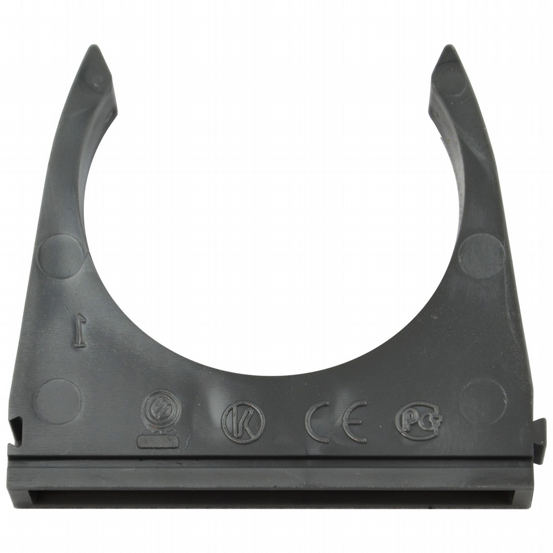 Klemmschellen 50mm d-grau 10Stk