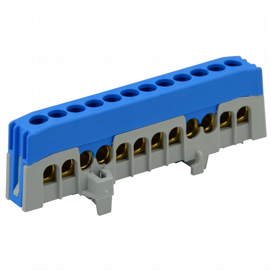 N-Klemme 12-polig blau