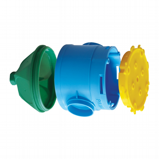 PXE Beton-Deckenverbindungsdose 3tg 68x93