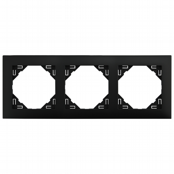 Rahmen 3-fach Logus schwarz