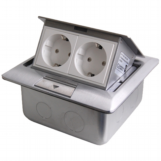 UP Bodensteckdose 2xStd