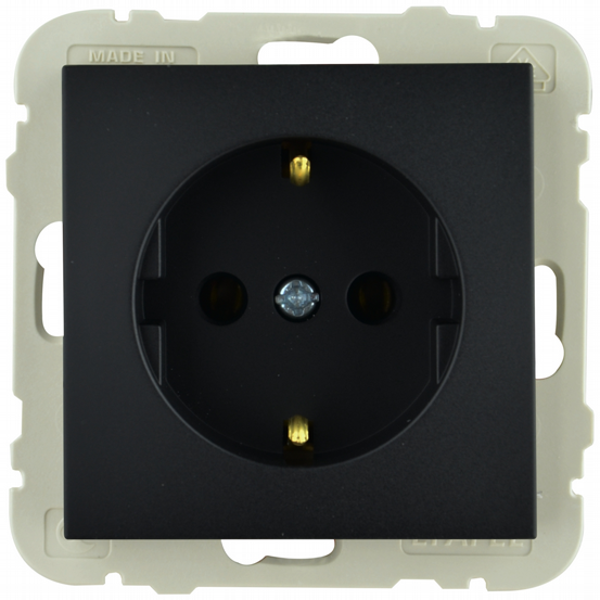 UP Steckdose Logus schwarz