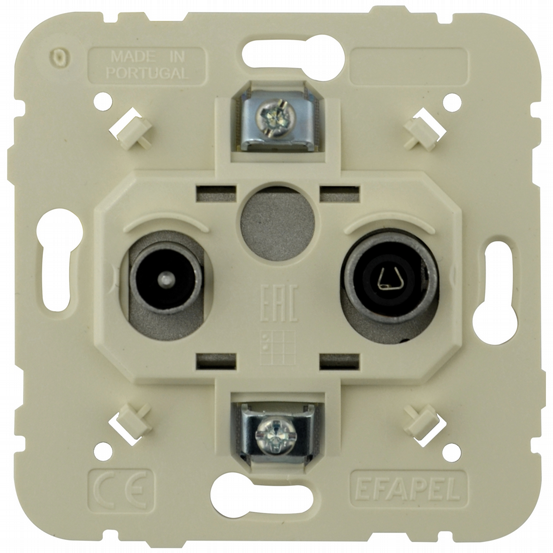 UP TV/RF Durchgangsdose Logus