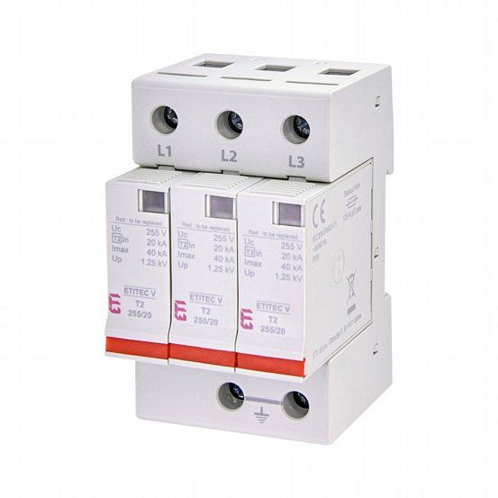 Ü-Ableiter C 3-polig