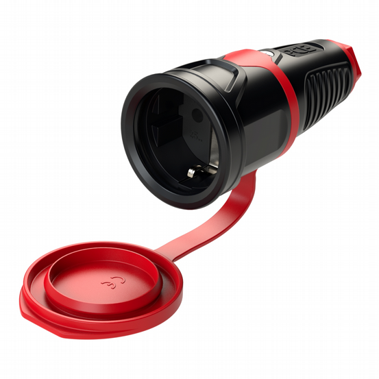 Vollgummikupplung Deckel schwarz IP54 PCE